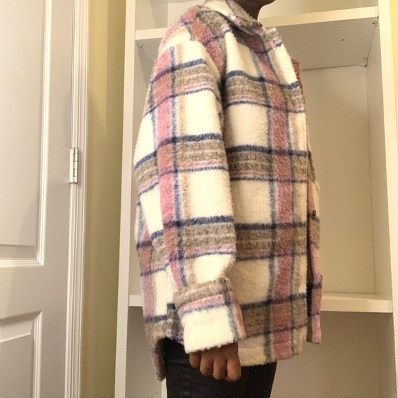 Zara Jacket Plaid Overshirt - Picture 9 of 10